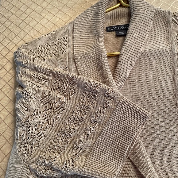 Short sleeve shawl collar cardigan - Picture 3 of 6